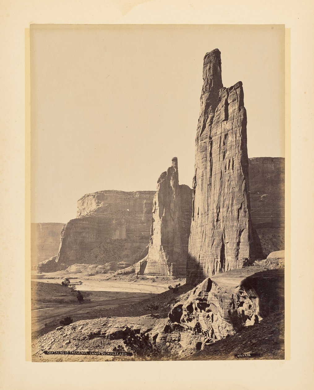 Chefs du canyon, Canyon de Chelly, Arizona - John K. Hillers