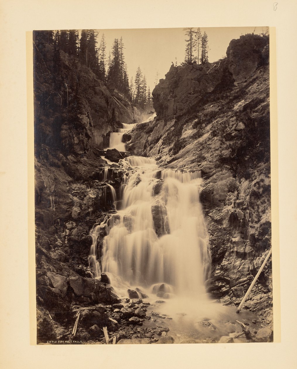 Les chutes de Little Fire Hole - John K. Hillers