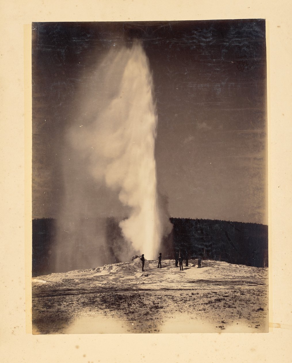 Old Faithful en éruption - John K. Hillers