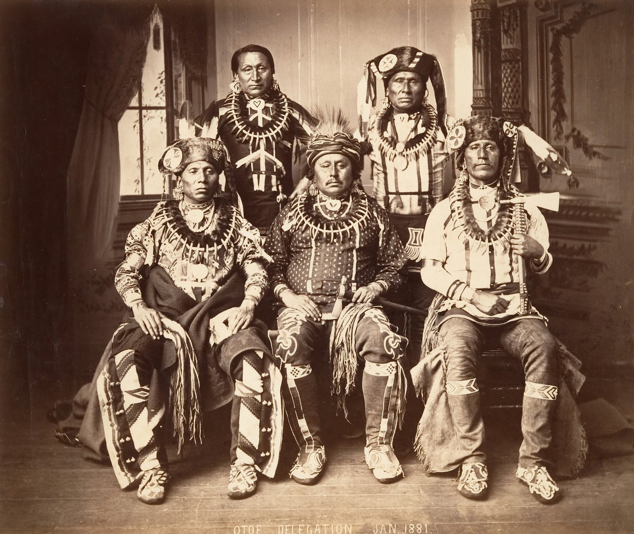Délégation Otoe-Missouria, 1881 - John K. Hillers.