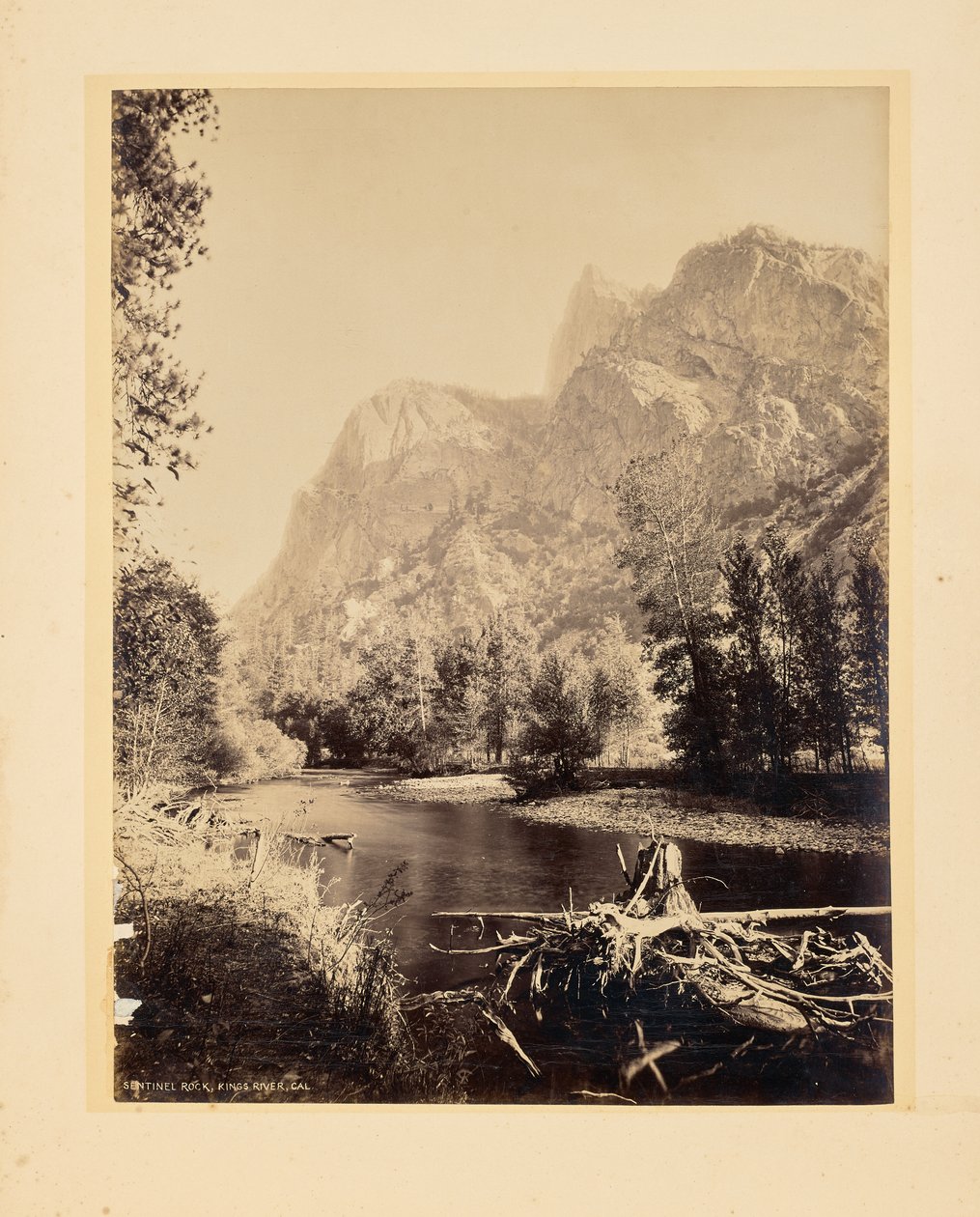 Sentinel Rock, Kings River, Californie - John K. Hillers