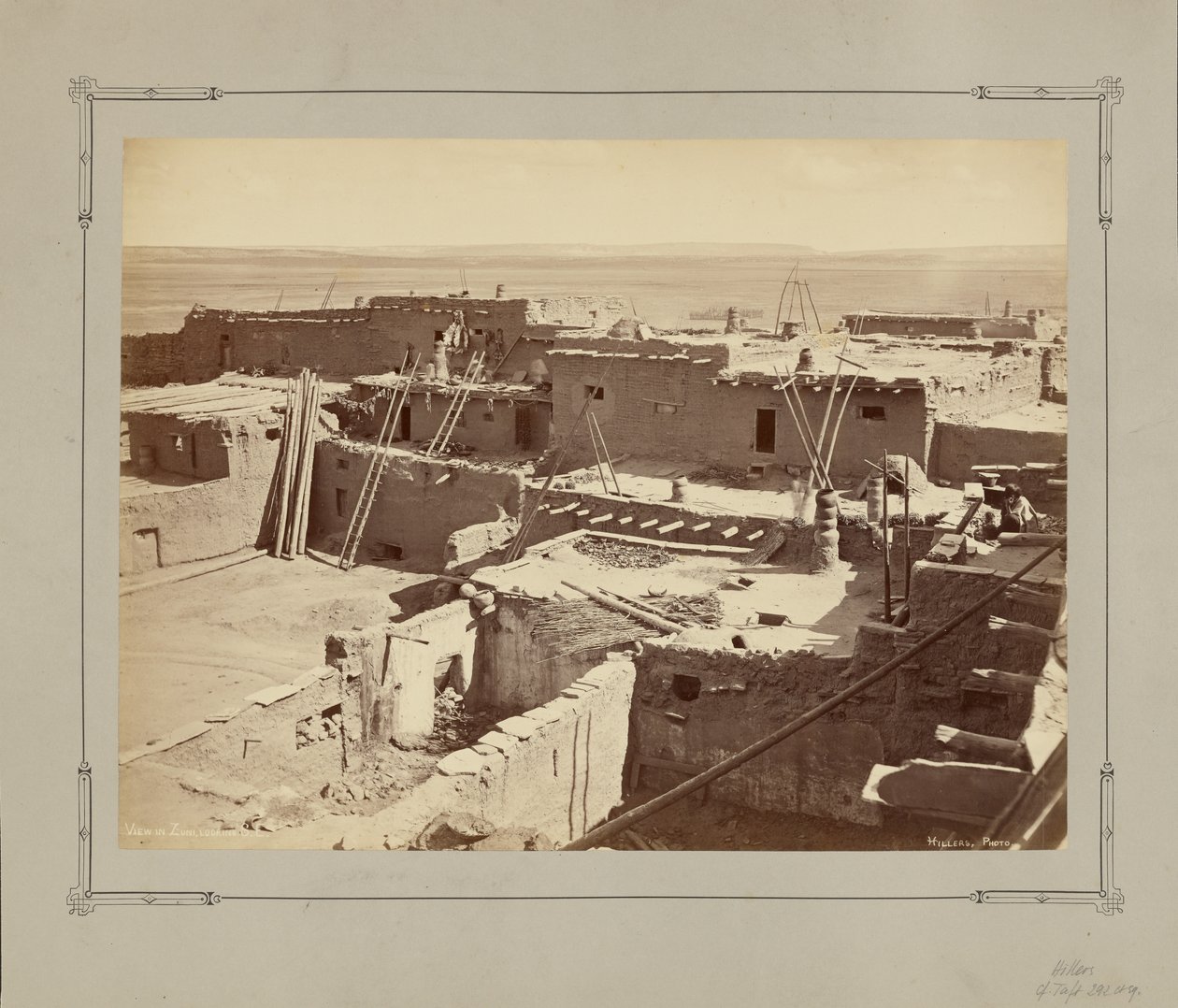 Vue de Zuni vers le sud-est - John K. Hillers