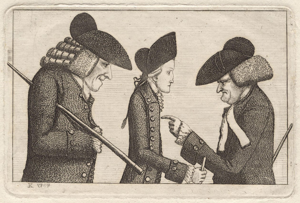 Henry Home, Lord Kames ; Hugo Arnot ; James Burnett, Lord Monboddo par John Kay - John Kay