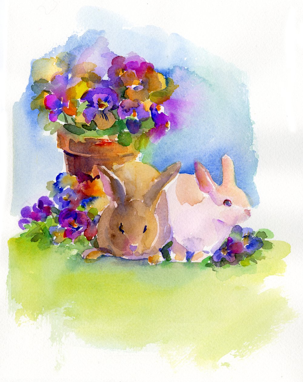 Lapins avec pensées, 2014 - John Keeling