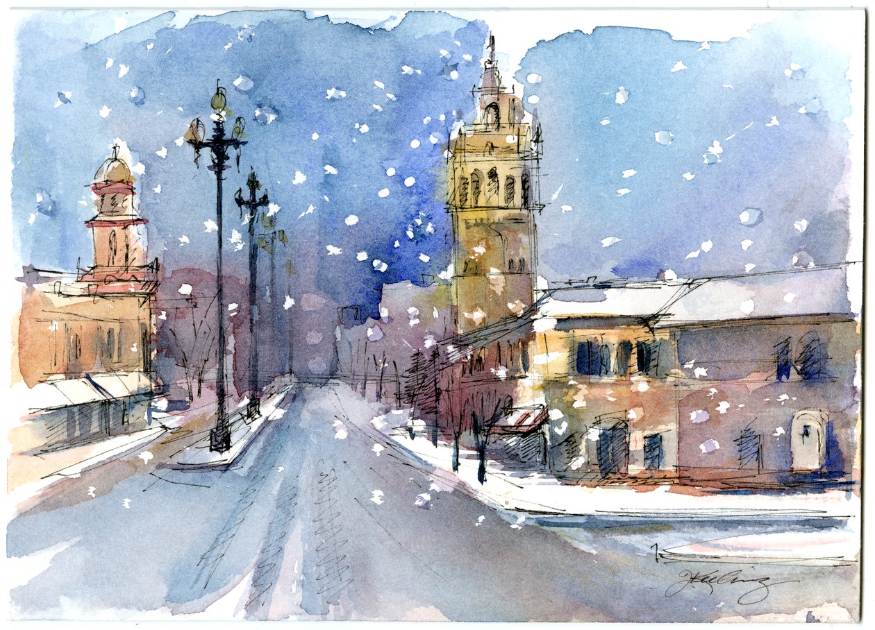 Place en hiver, 2015 - John Keeling