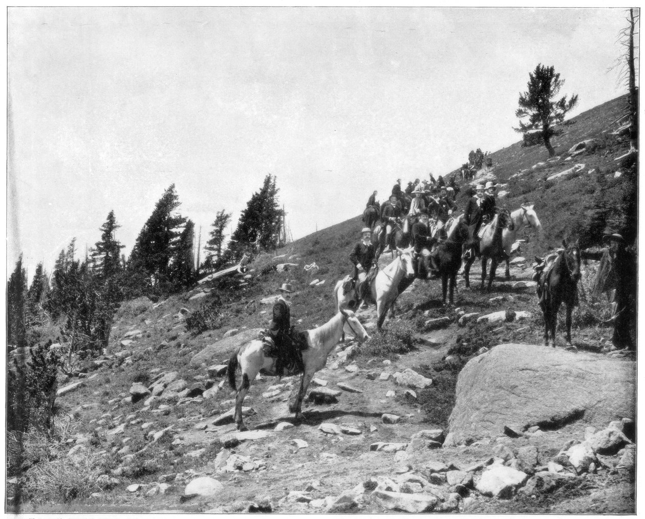 Windy Point, Pikes Peak, Colorado, fin du 19e siècle - John L. Stoddard