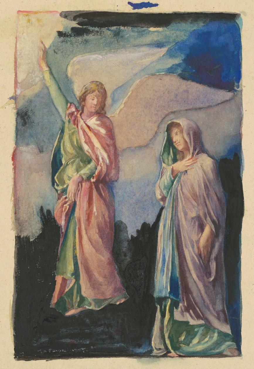 Étude pour "Foi" et "Espoir" - John La Farge