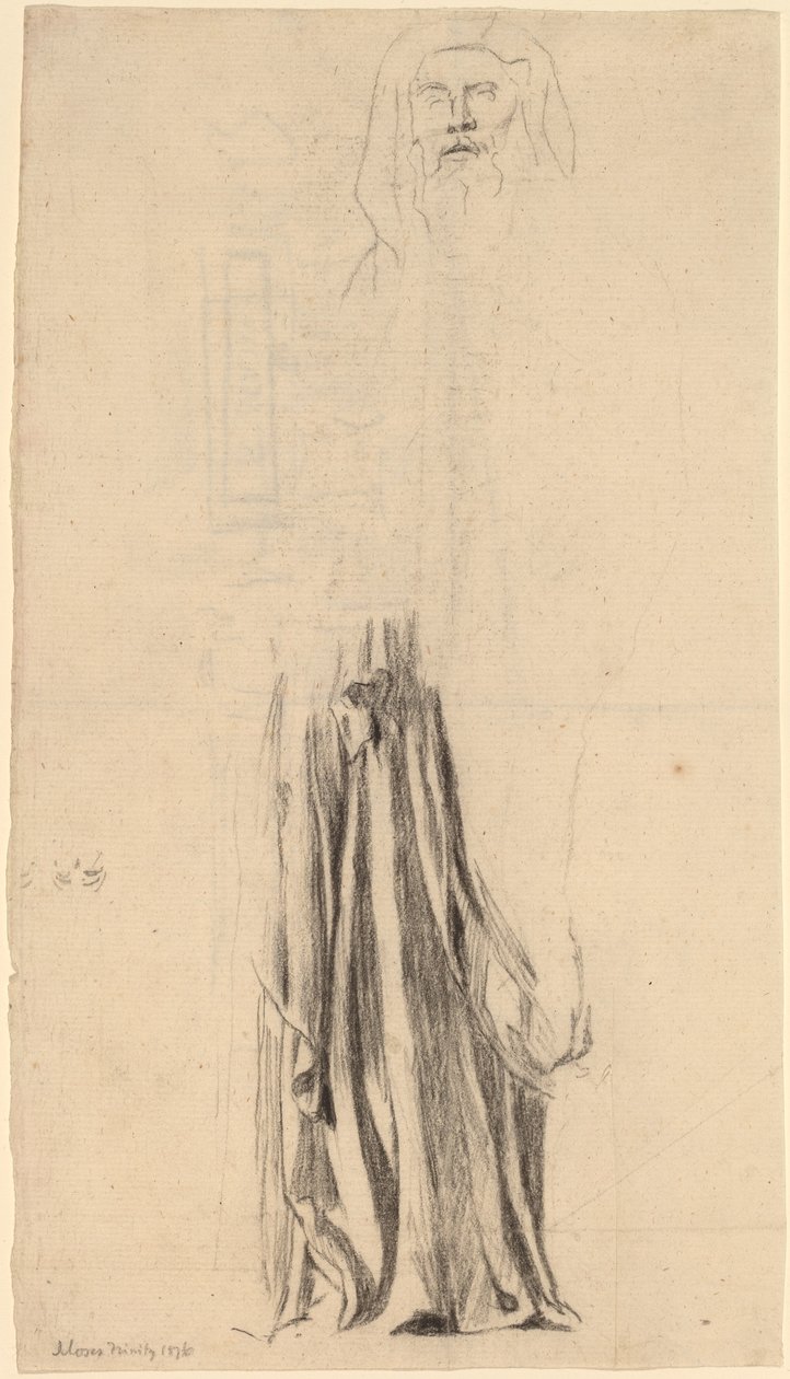 Étude pour Moïse - Église de la Trinité, Boston - John La Farge