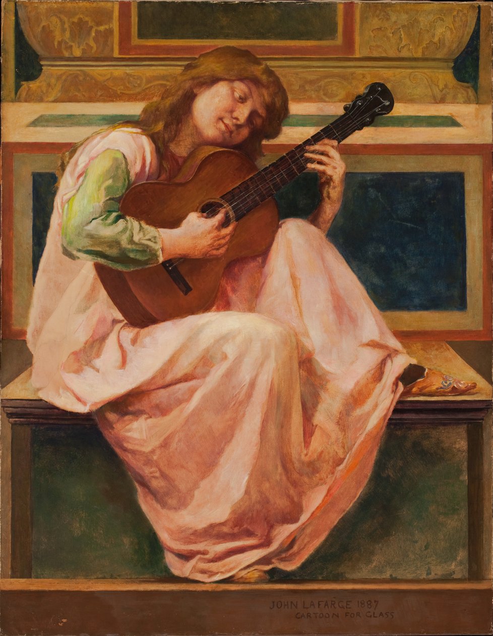 Joueur, 1887 - John La Farge or Lafarge