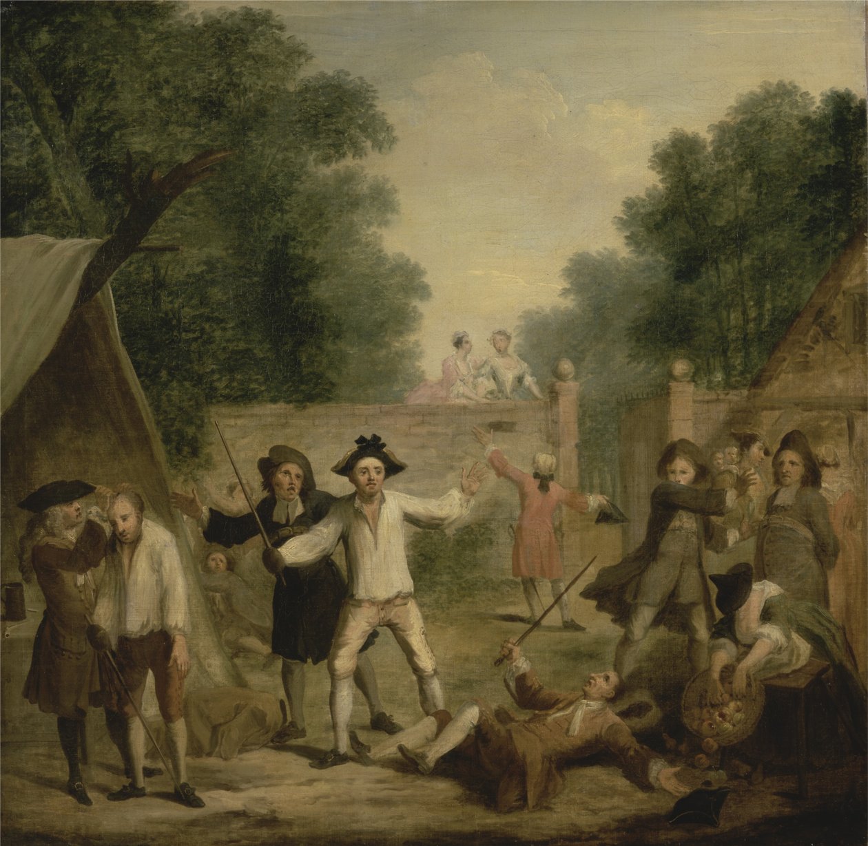 La défense de Hob, c.1725 - John Laguerre