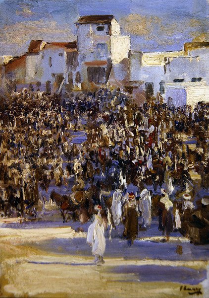 Place du Marché, Tanger - John Lavery