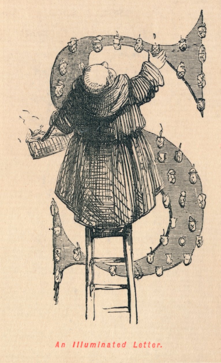 Une Lettre Illuminée, vers 1860 - John Leech