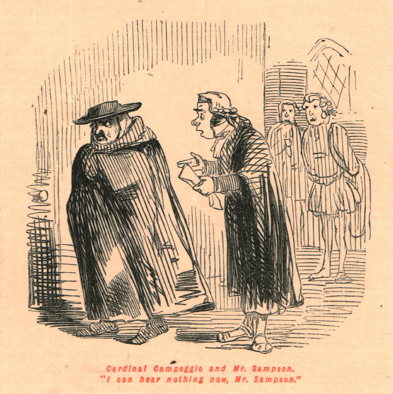 Cardinal Campeggio et M. Sampson. Je n