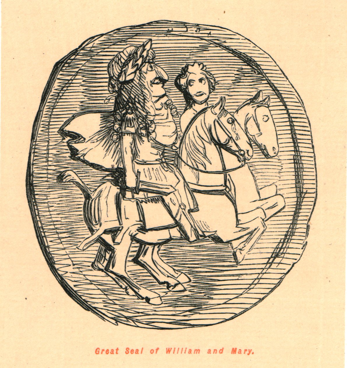 Grand Sceau de Guillaume et Marie, 1897 - John Leech