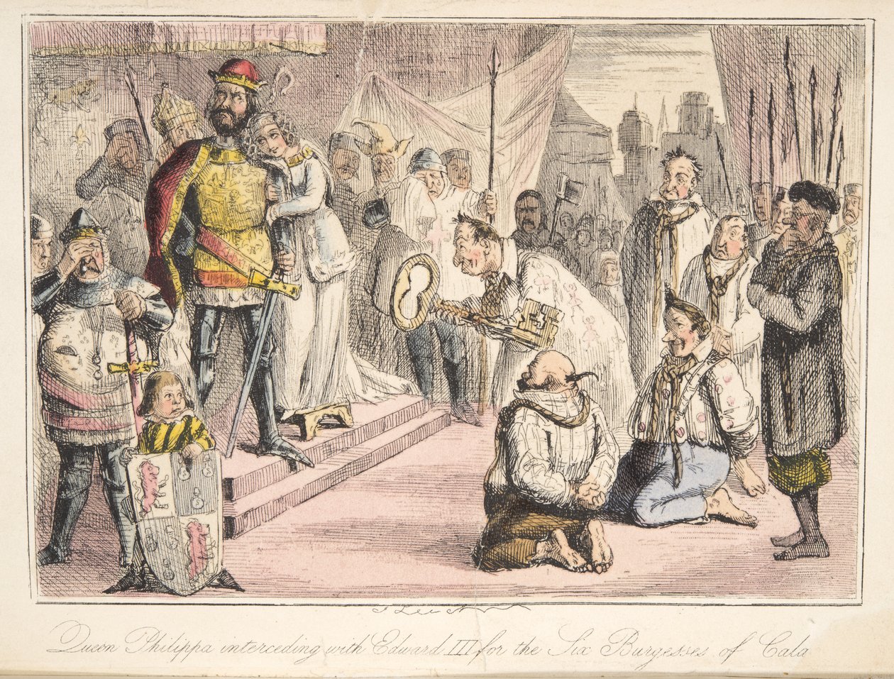 La reine Philippa intercédant auprès d