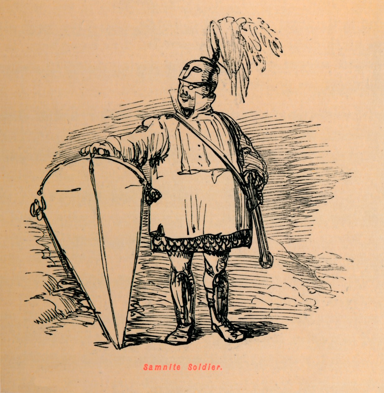 Soldat Samnite, 1852 - John Leech
