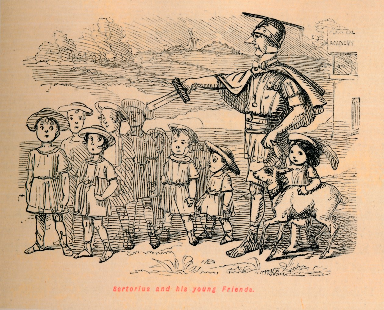 Sertorius et ses jeunes amis, 1852 - John Leech