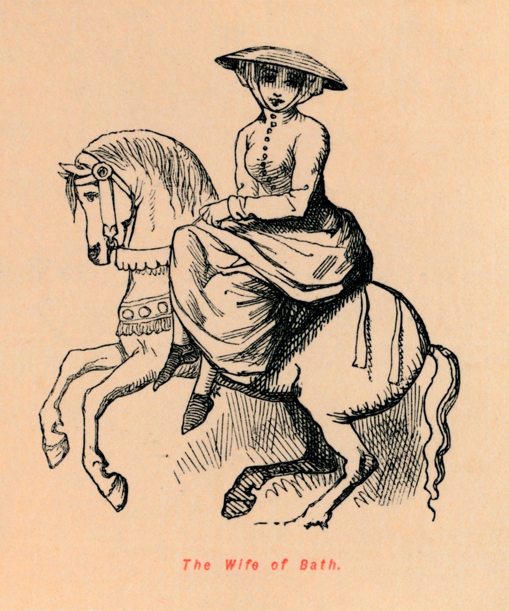 La Femme de Bath, vers 1860 - John Leech
