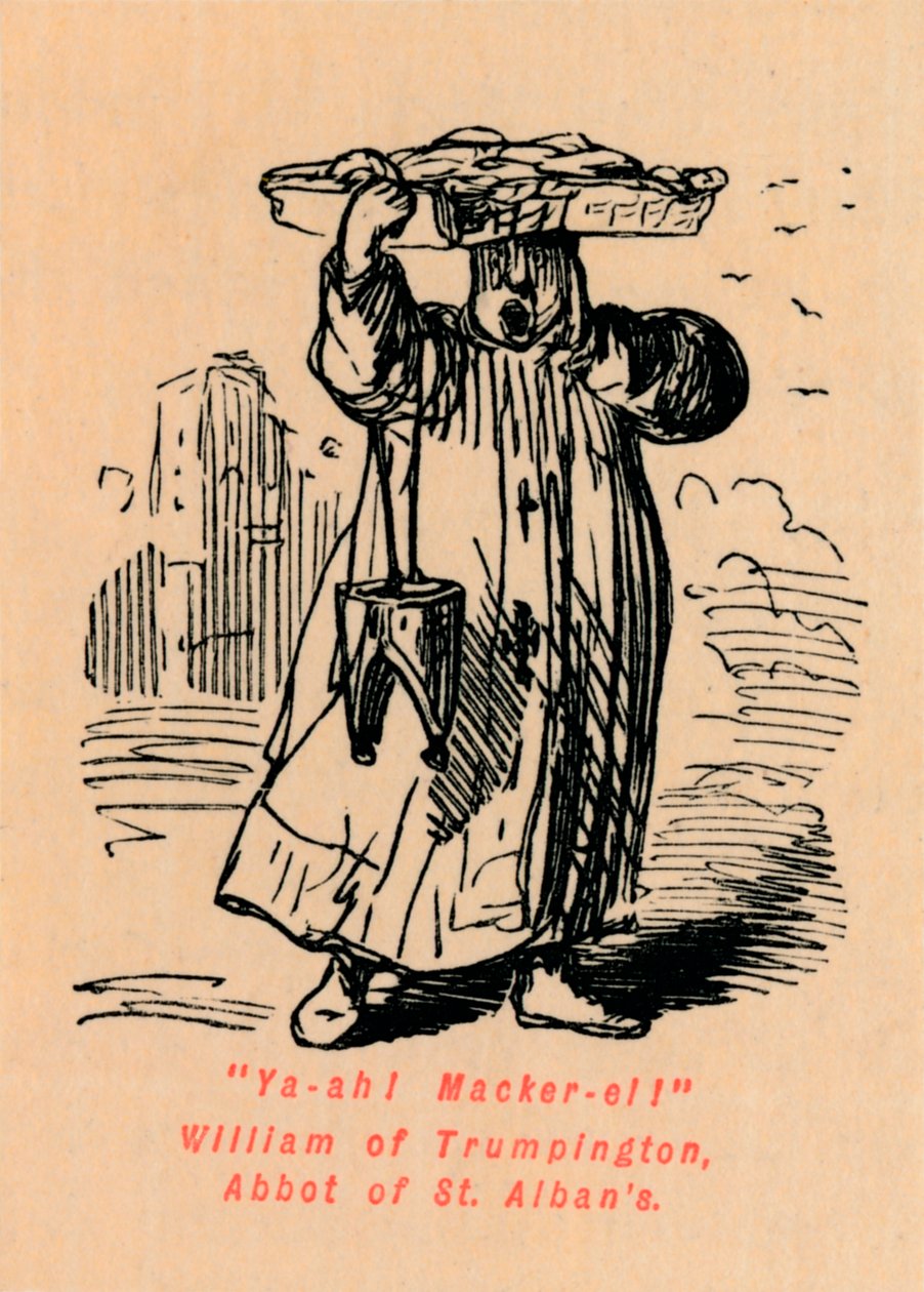 Ya-ah! Maquereau! William de Trumpington, abbé de St. Albans - John Leech