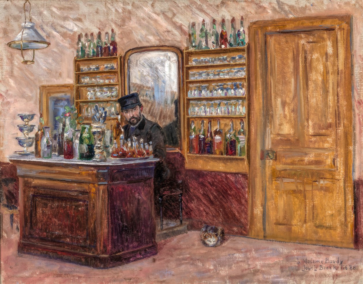 M. Baudy derrière son bureau à l