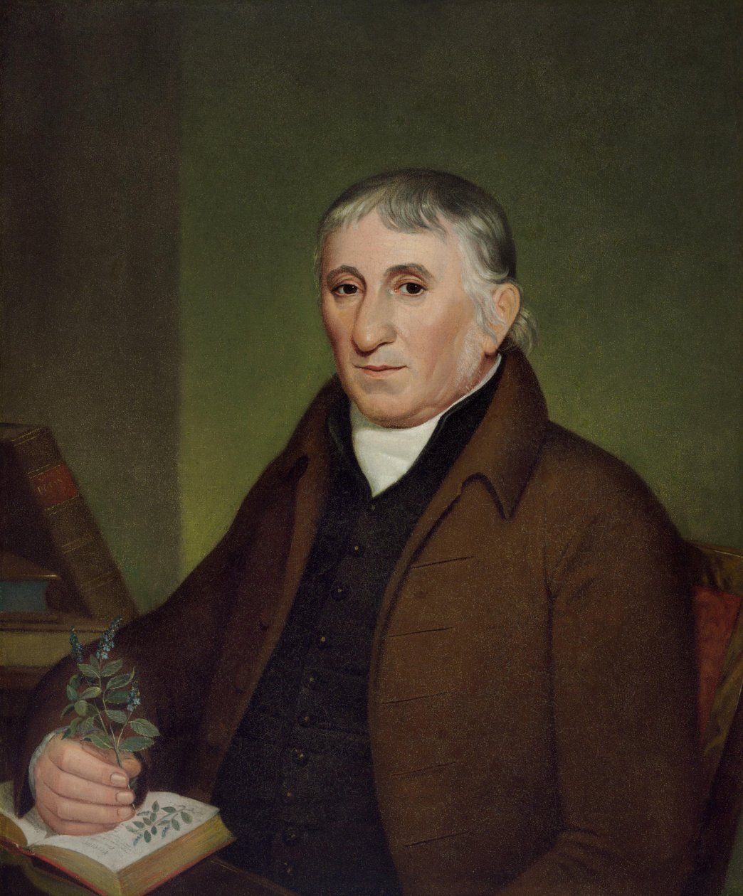 Portrait de Jacob Ritter, père, botaniste - John Lewis Krimmel