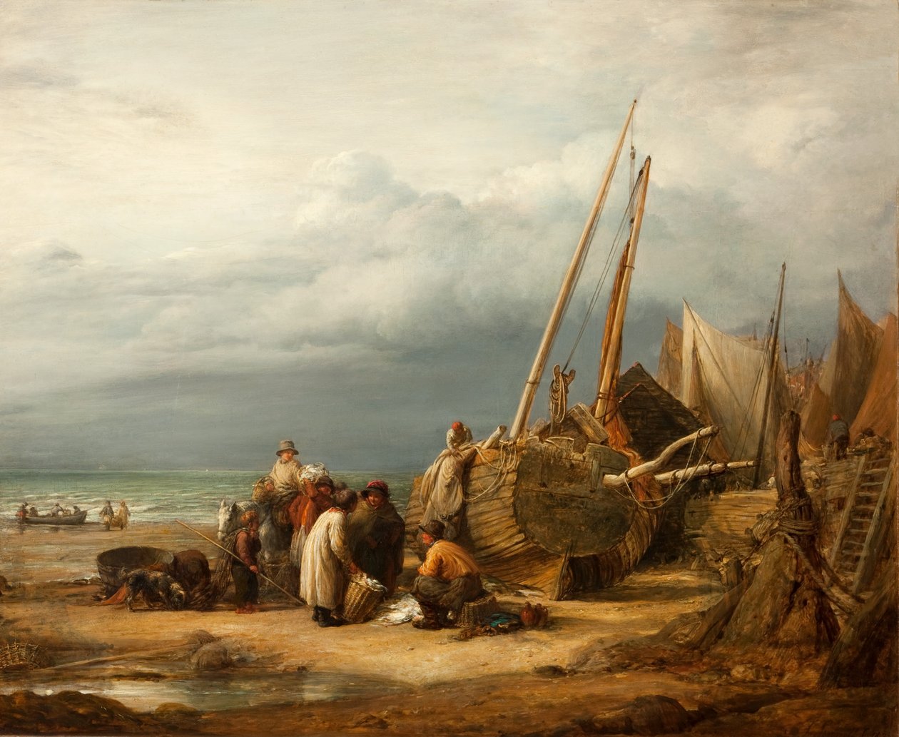 Vue sur la Côte à Hastings - John Linnell