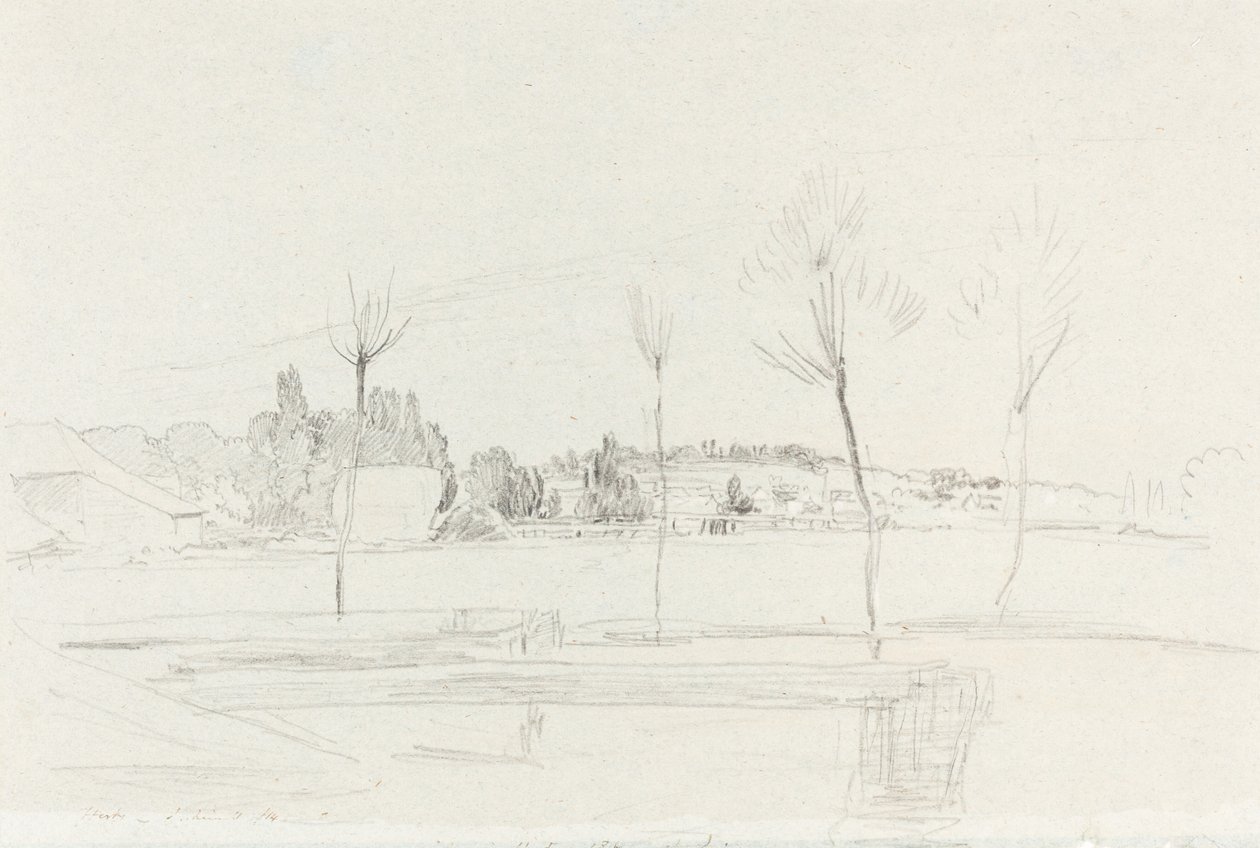 Paysage dans le Hertfordshire - John Linnell
