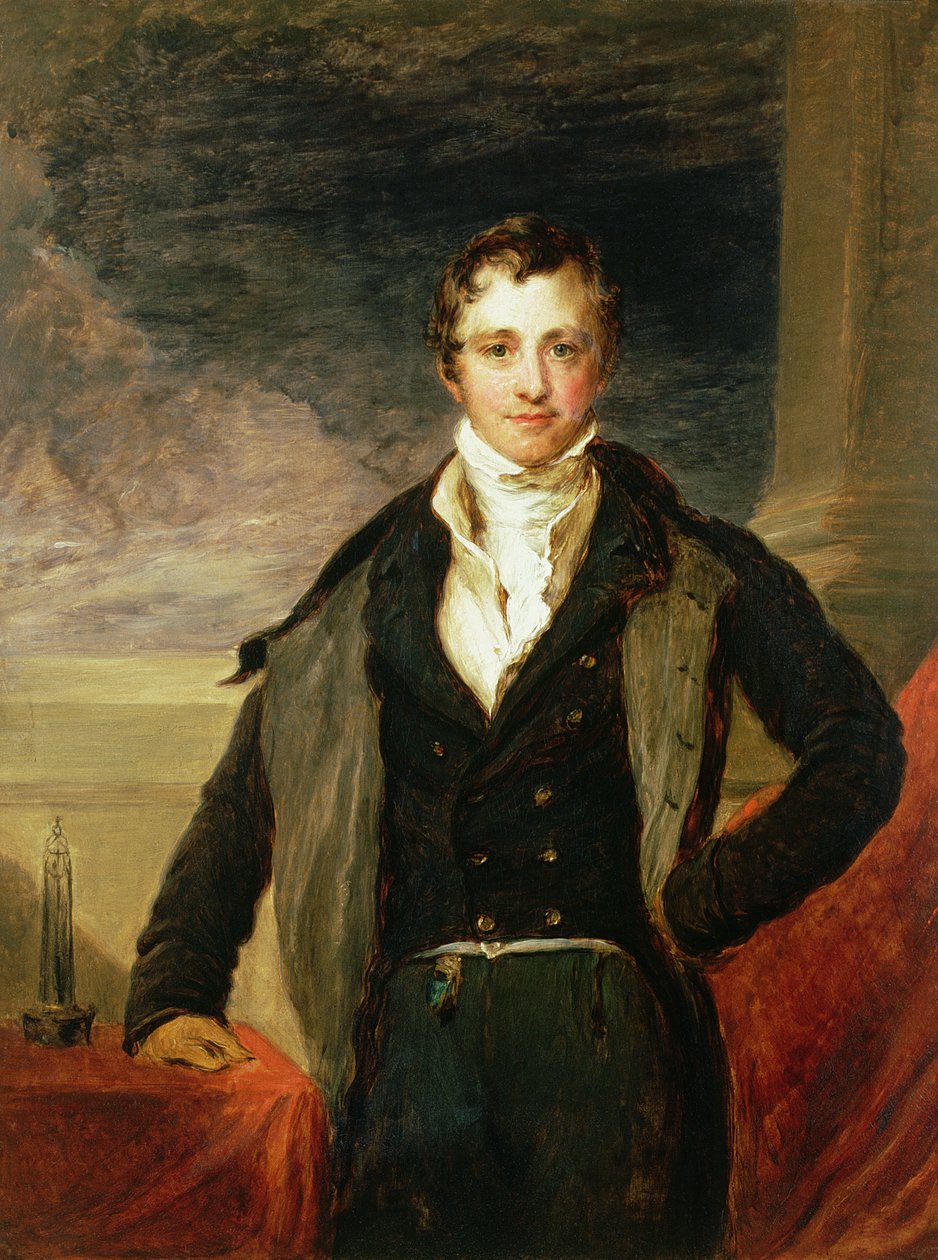 Portrait de Sir Humphry Davy - John Linnell