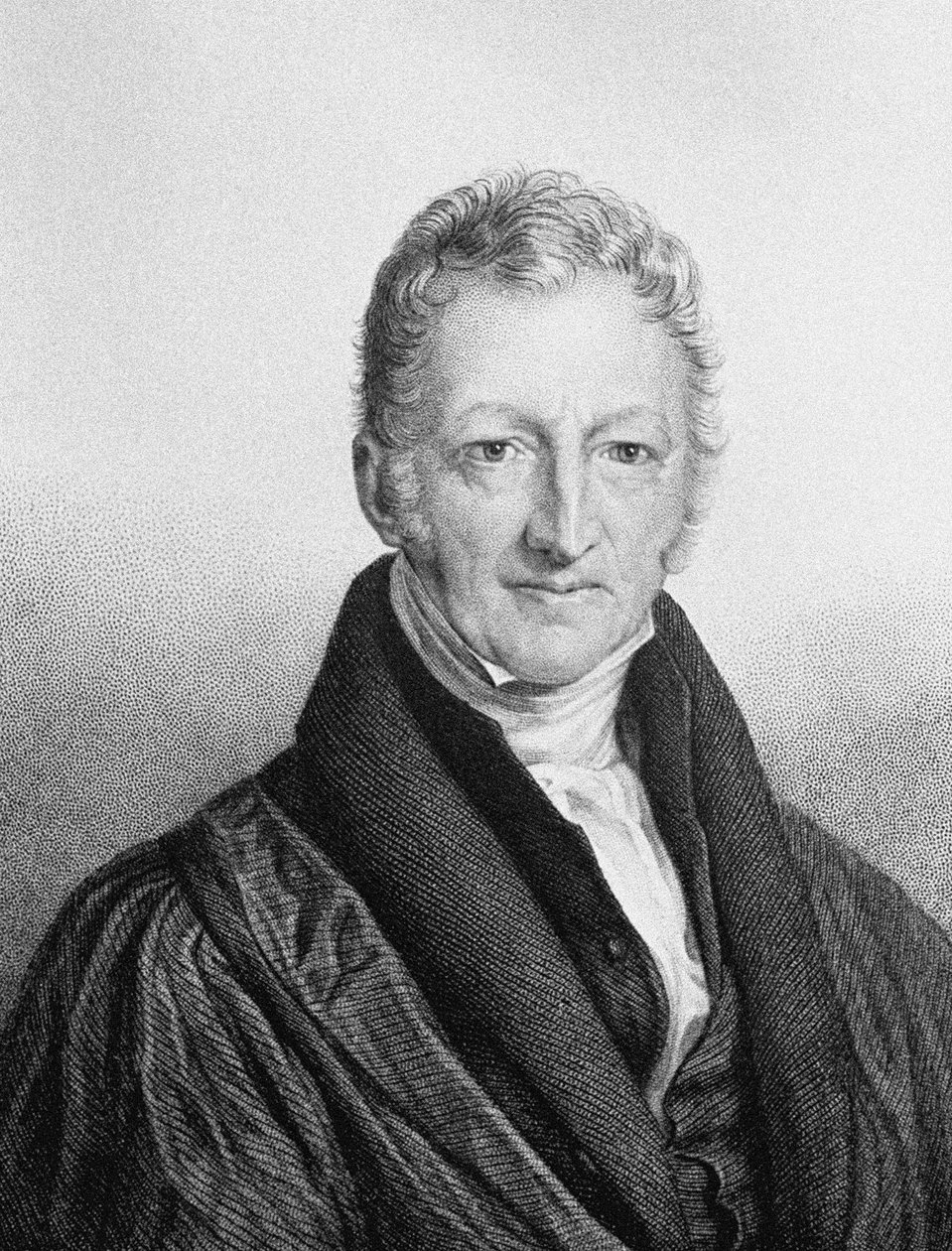 Portrait de Thomas Robert Malthus 1766-1834 - John Linnell