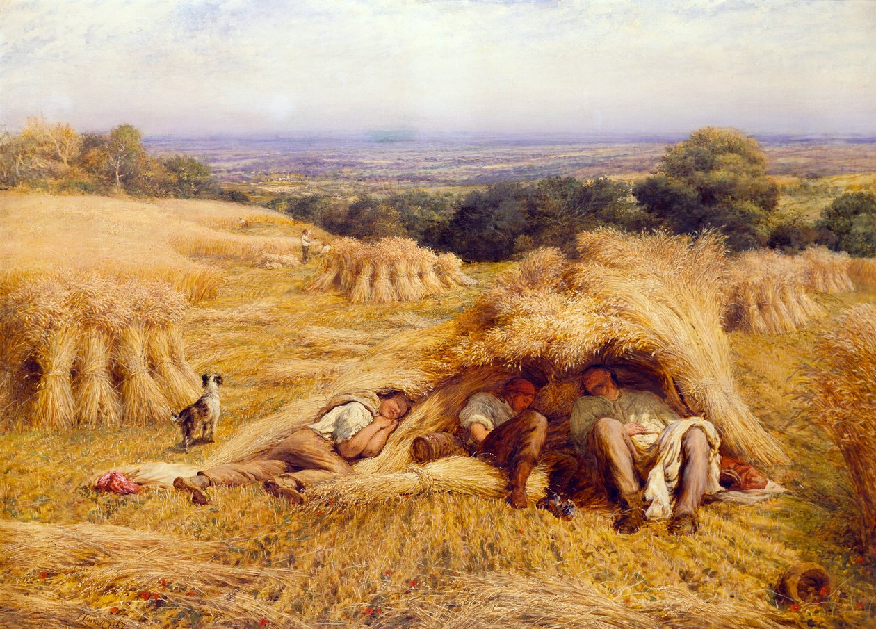 Le Repos de midi, 1862 - John Linnell