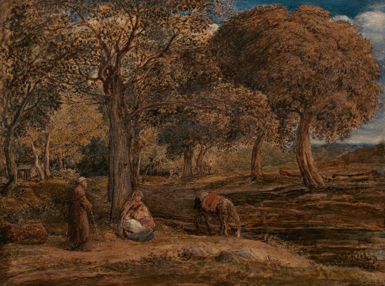 Le Repos pendant la fuite en Égypte - John Linnell