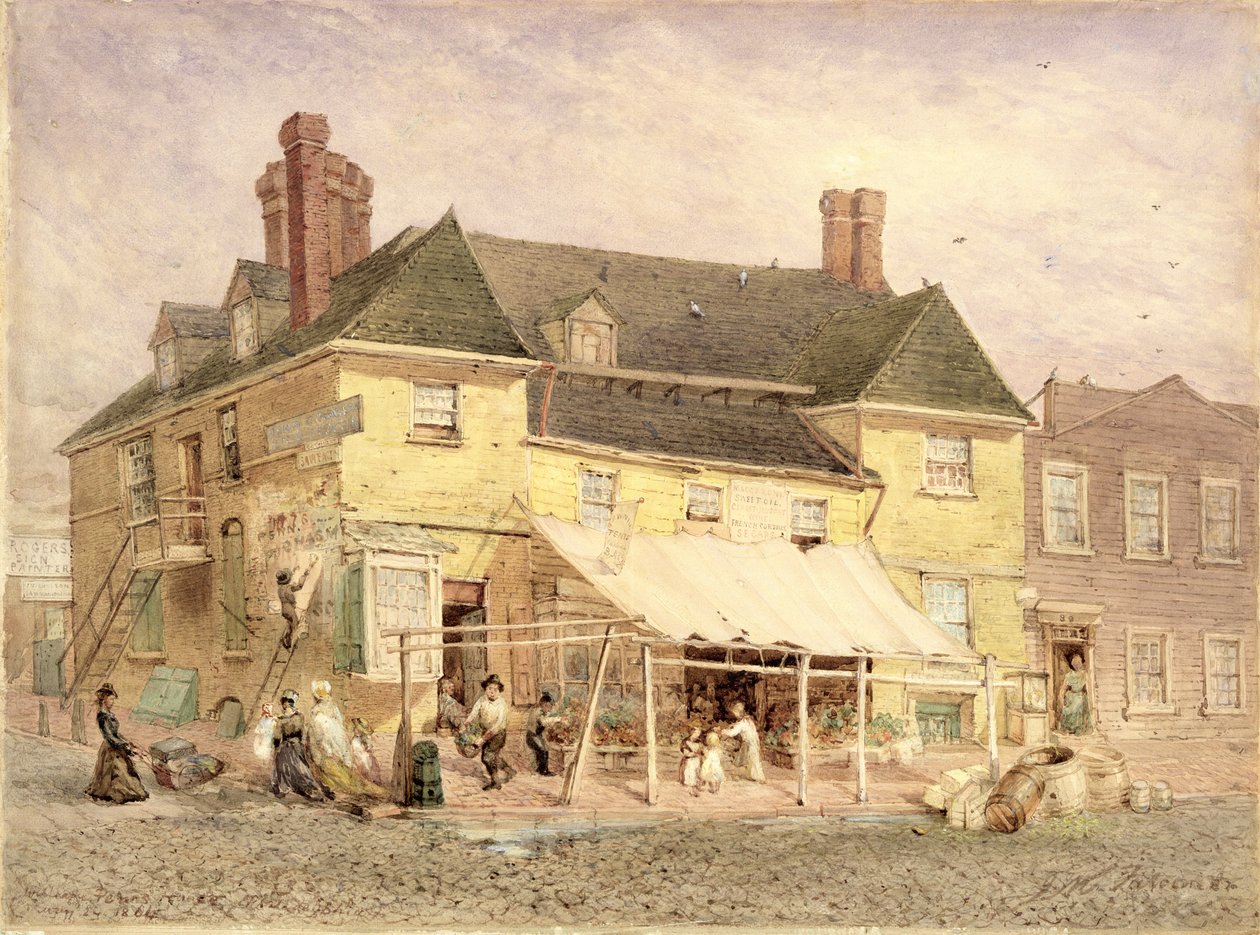 Manoir de William Penn, South Second Street, Philadelphie, 1864 - John Mackie Falconer