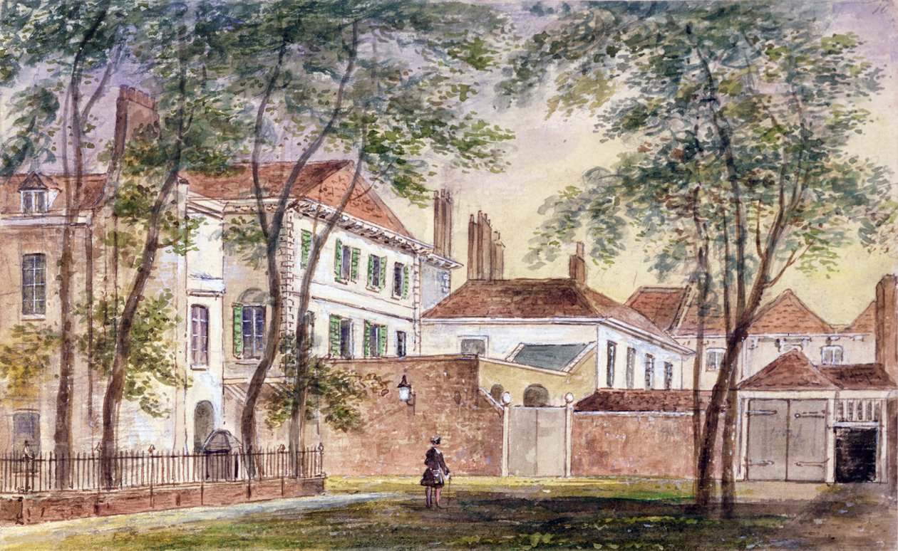 Vue de la maison et du musée de la défunte duchesse de Portland (1715-1785) 1796 - John Mallord Bromley