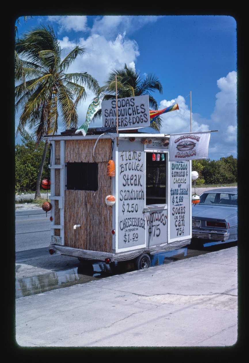 Voiture-restaurant de plage, Key West, Floride, États-Unis - John Margolies