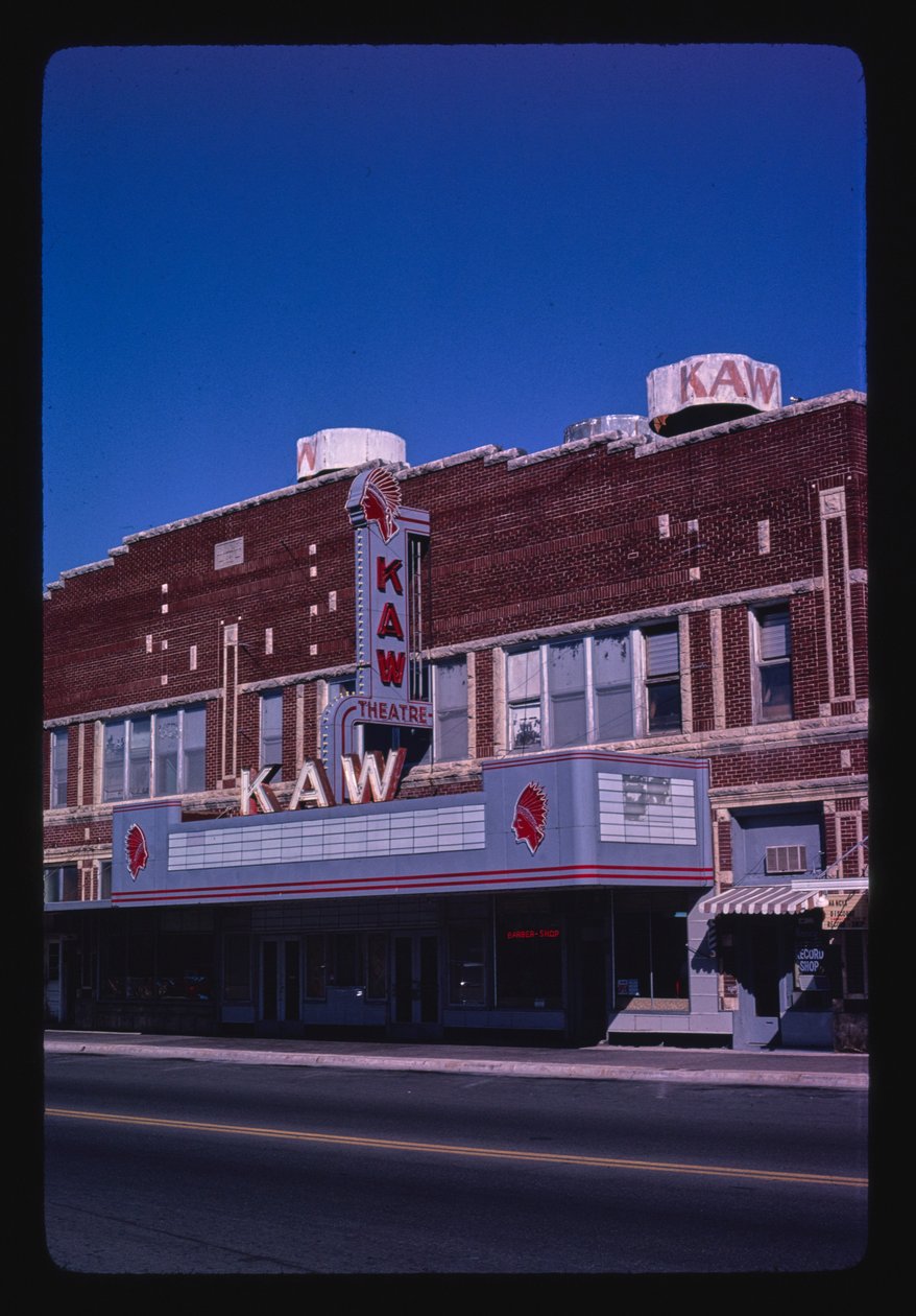 Kaw Theater, Washington Street, Junction City, Kansas, États-Unis - John Margolies