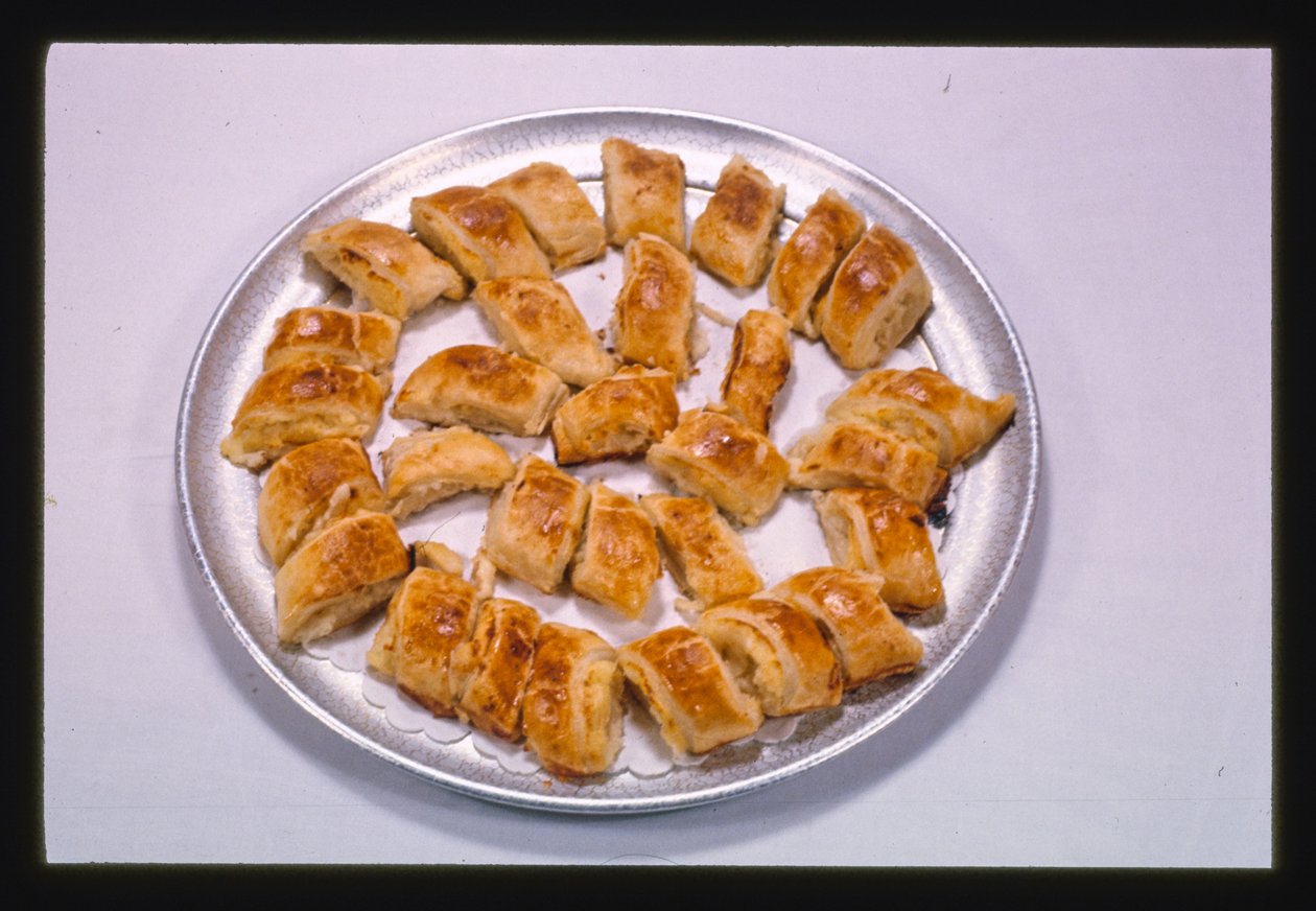 Knishes, pommes de terre et fromage, Menges Resort, Livingston Manor, New York, USA - John Margolies