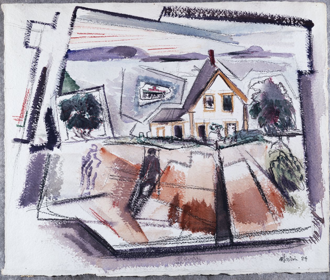 Deer Isle, Stonington, No. 10, Maine (aquarelle et crayon sur papier) - John Marin