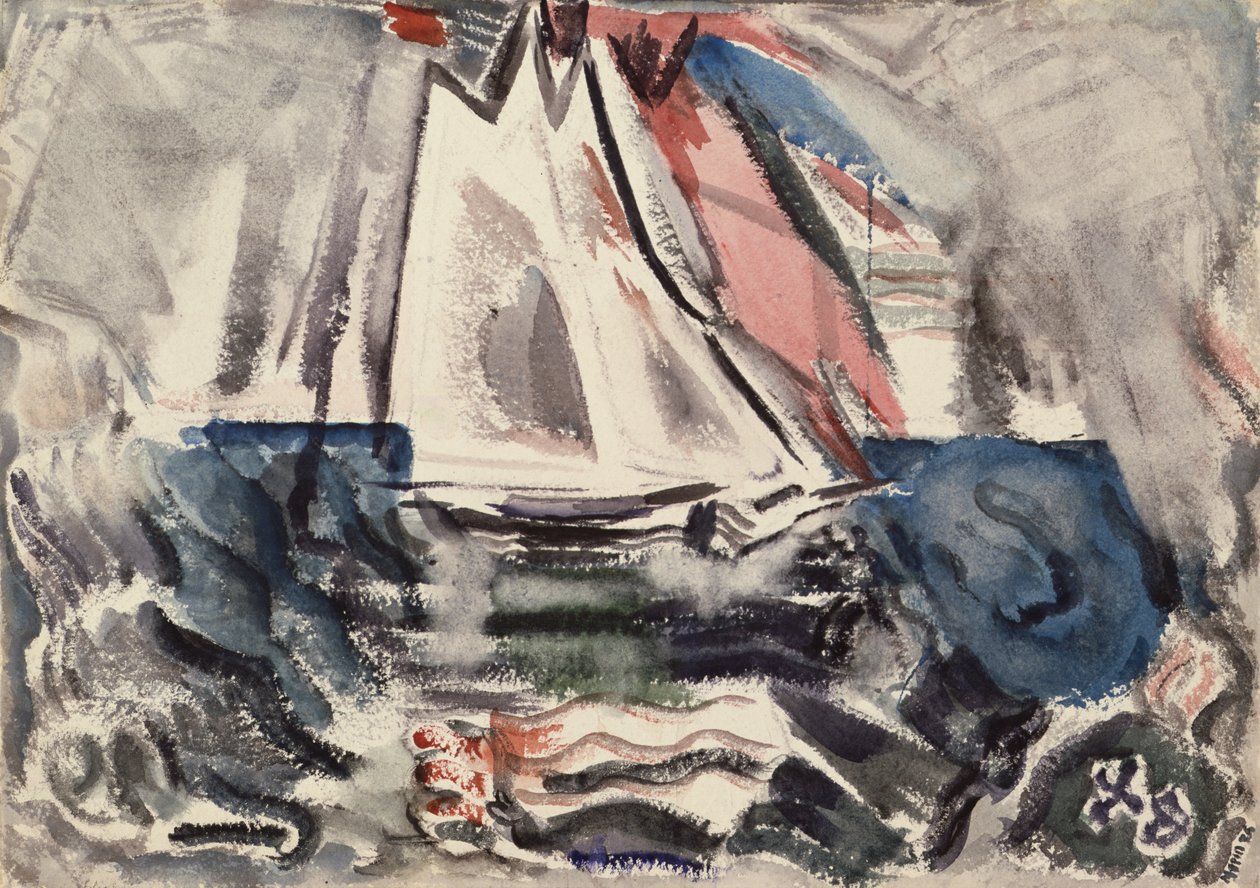 Mouvement : Bateau au large de Deer Island, Maine, No.7 - John Marin