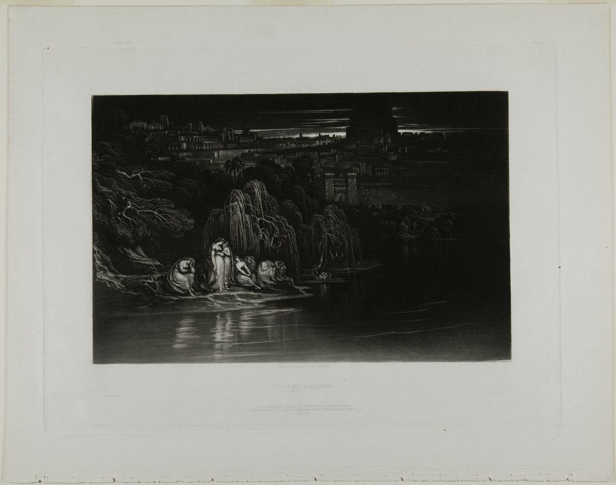 Psaume CXXXVII, des Illustrations de la Bible - John Martin