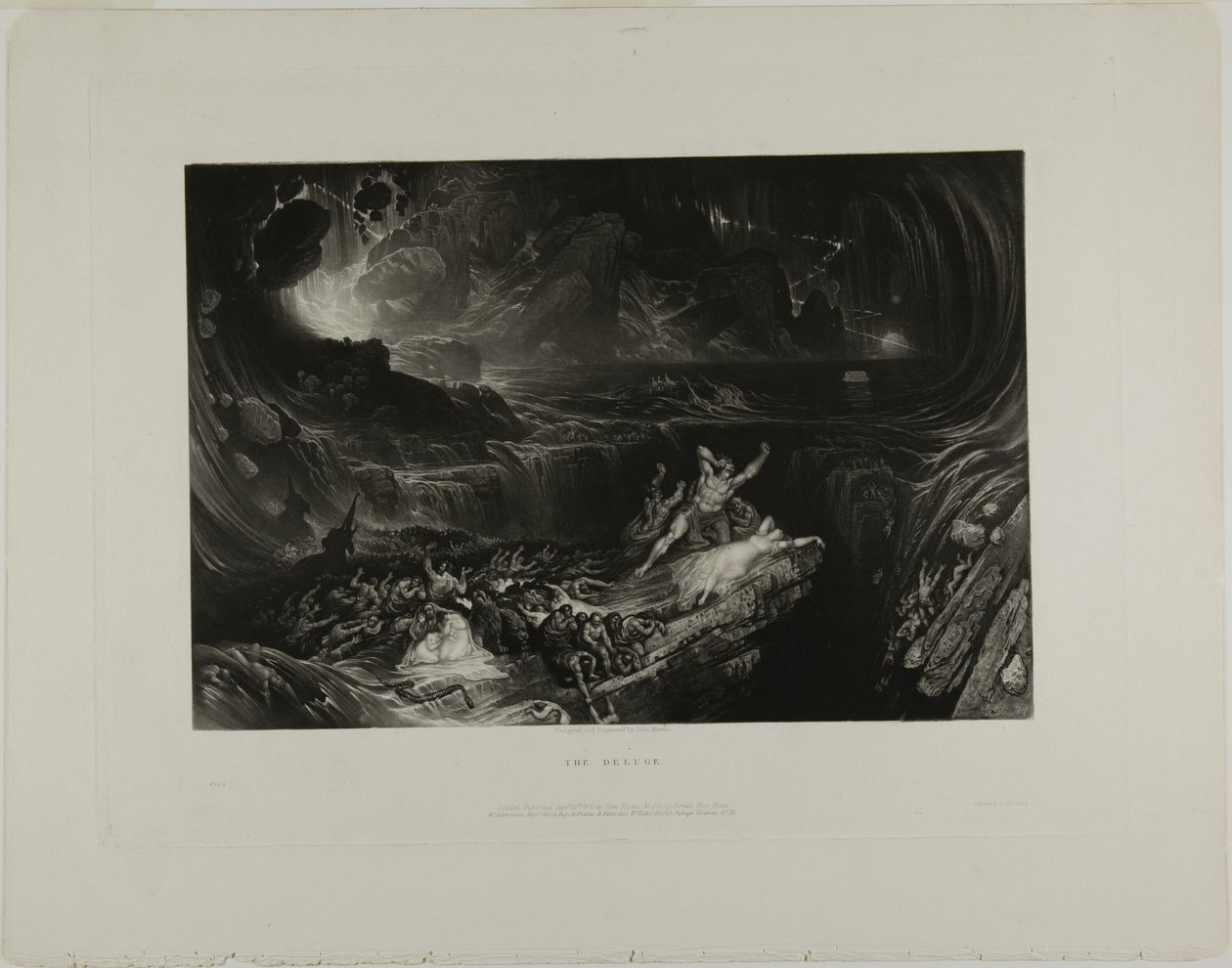 Le Déluge, des Illustrations de la Bible - John Martin