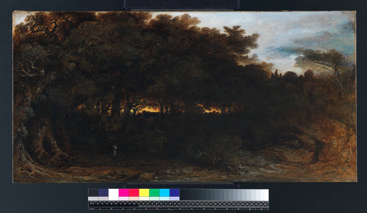Crépuscule dans les bois, 1850 - John Martin