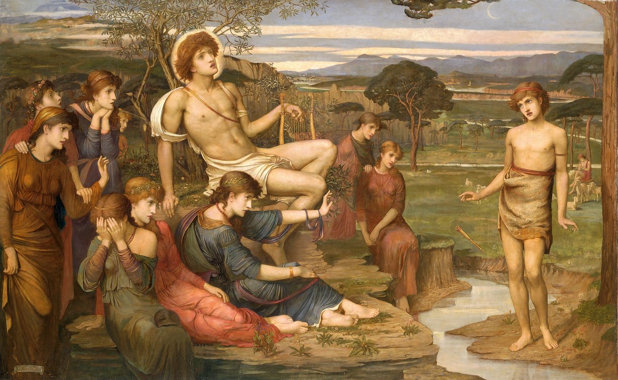 Apollon et Marsyas - John Melhuish Strudwick