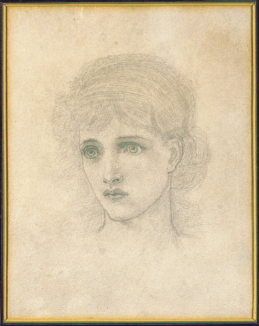 Tête de femme - John Melhuish Strudwick