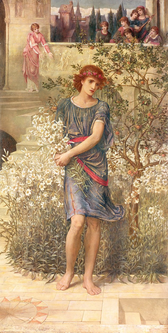 Mon Bien-Aimé est descendu dans son jardin, du Cantique des Cantiques - John Melhuish Strudwick