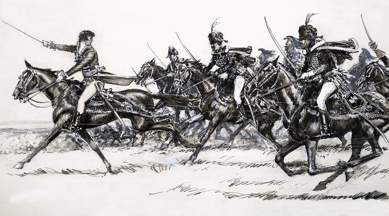 Charge de cavalerie - John Millar Watt