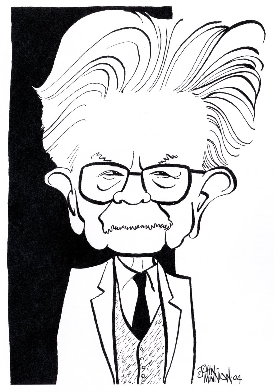 Elias Canetti, caricatures - John Minnion