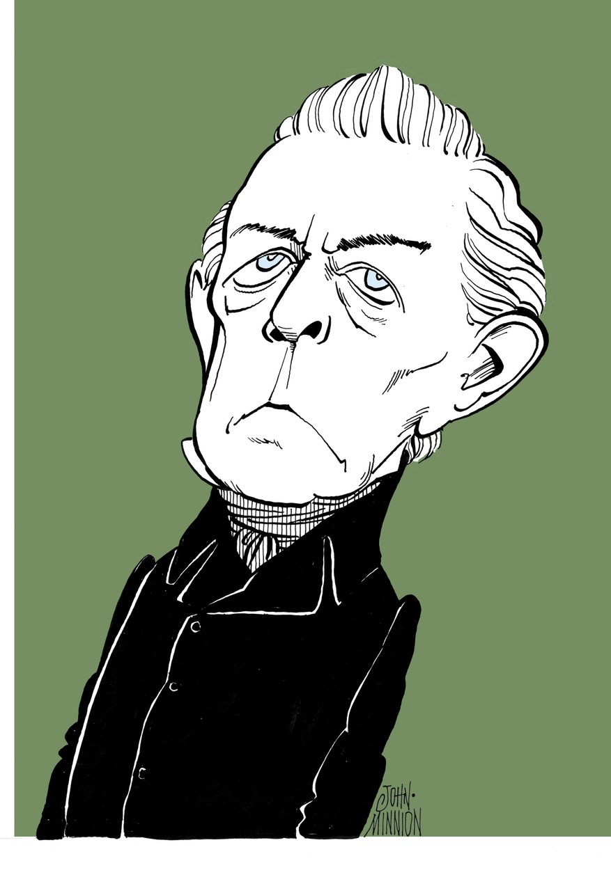 Franz Berwald - caricature du compositeur suédois - John Minnion