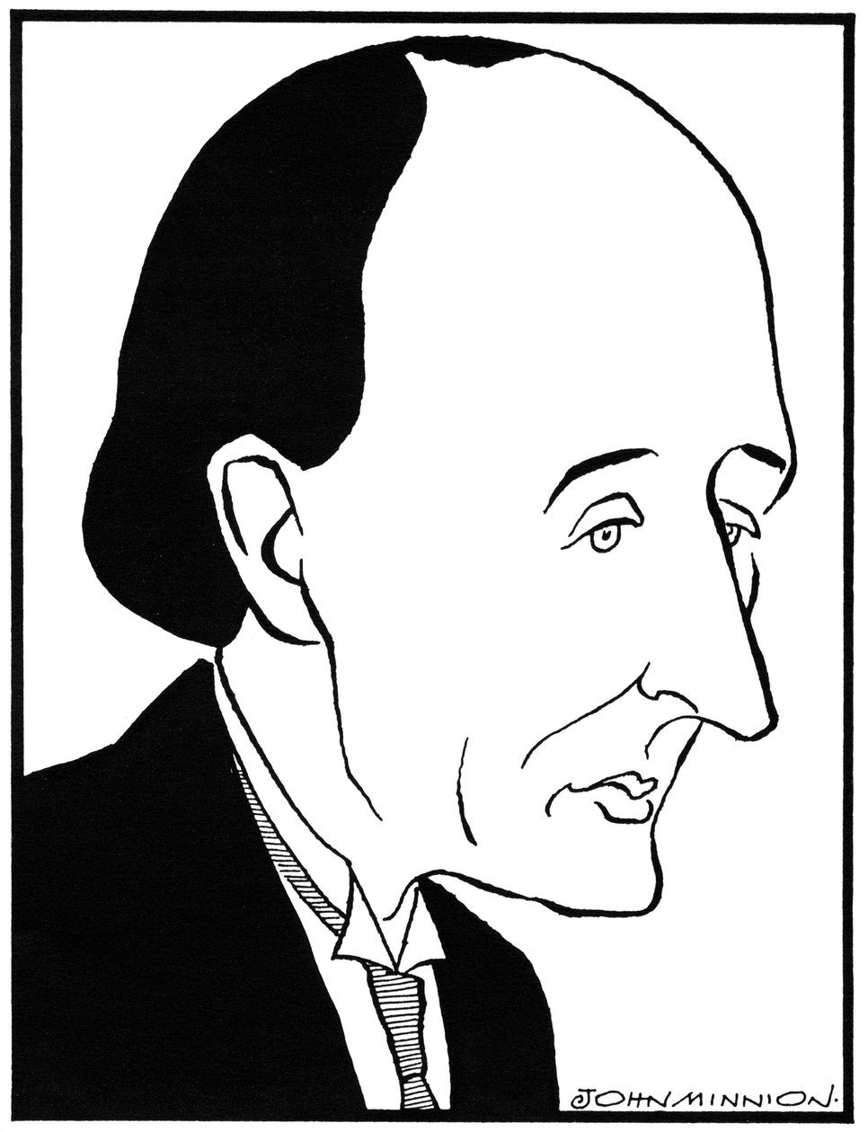 Frederick Delius - portrait Compositeur anglais, 29 janvier 1862 - 10 juin 1934 - John Minnion