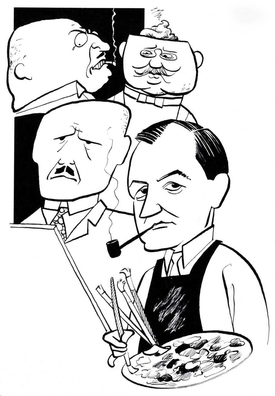George Grosz, caricature - John Minnion