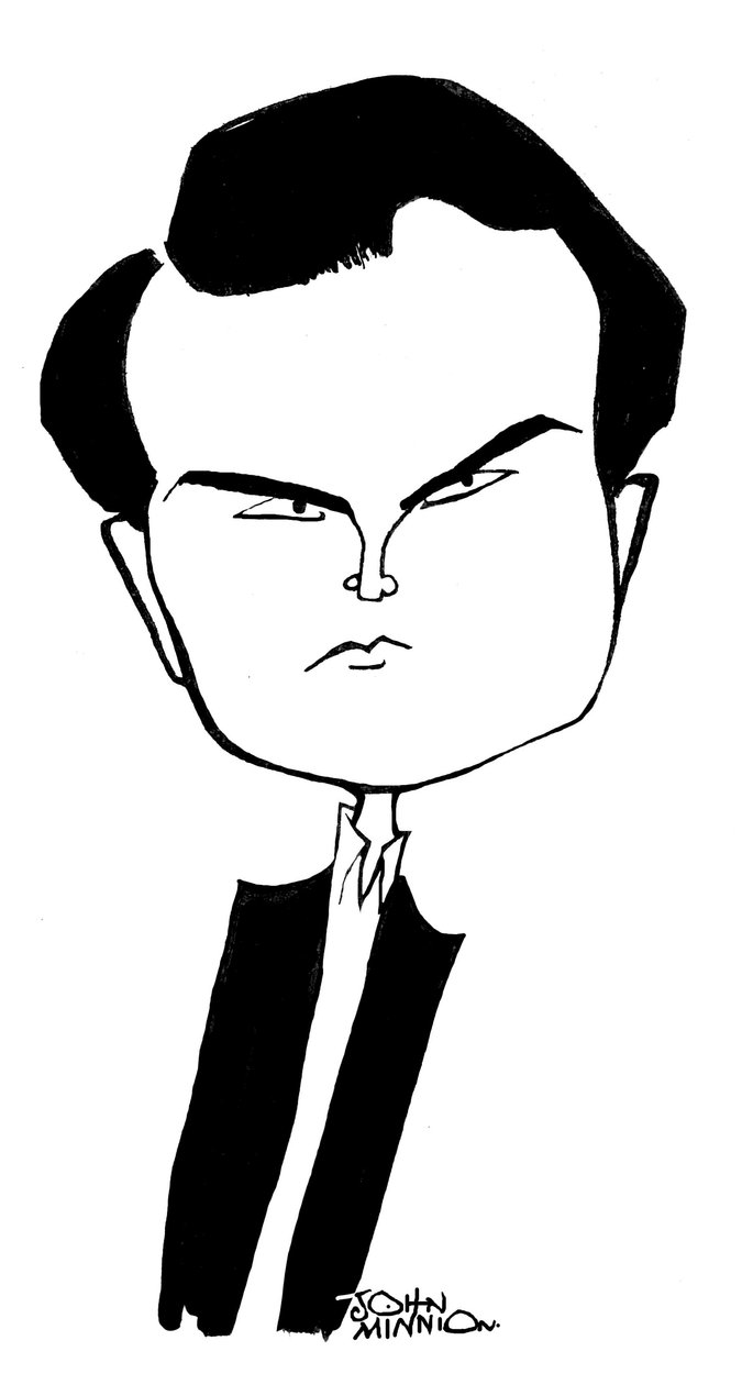 Jimmy Carr - caricature de John Minnion - John Minnion